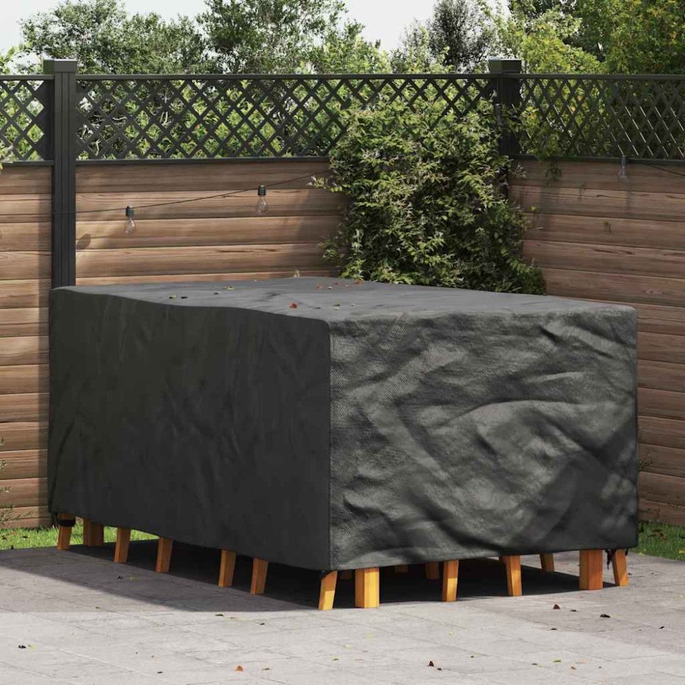 vidaXL Utemöbelsskydd Svart 143 x 225 x 90 cm 210D