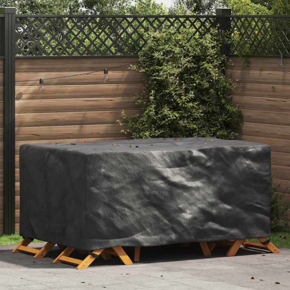 vidaXL Utemöbelsskydd Svart 172 x 113 x 73 cm 210D