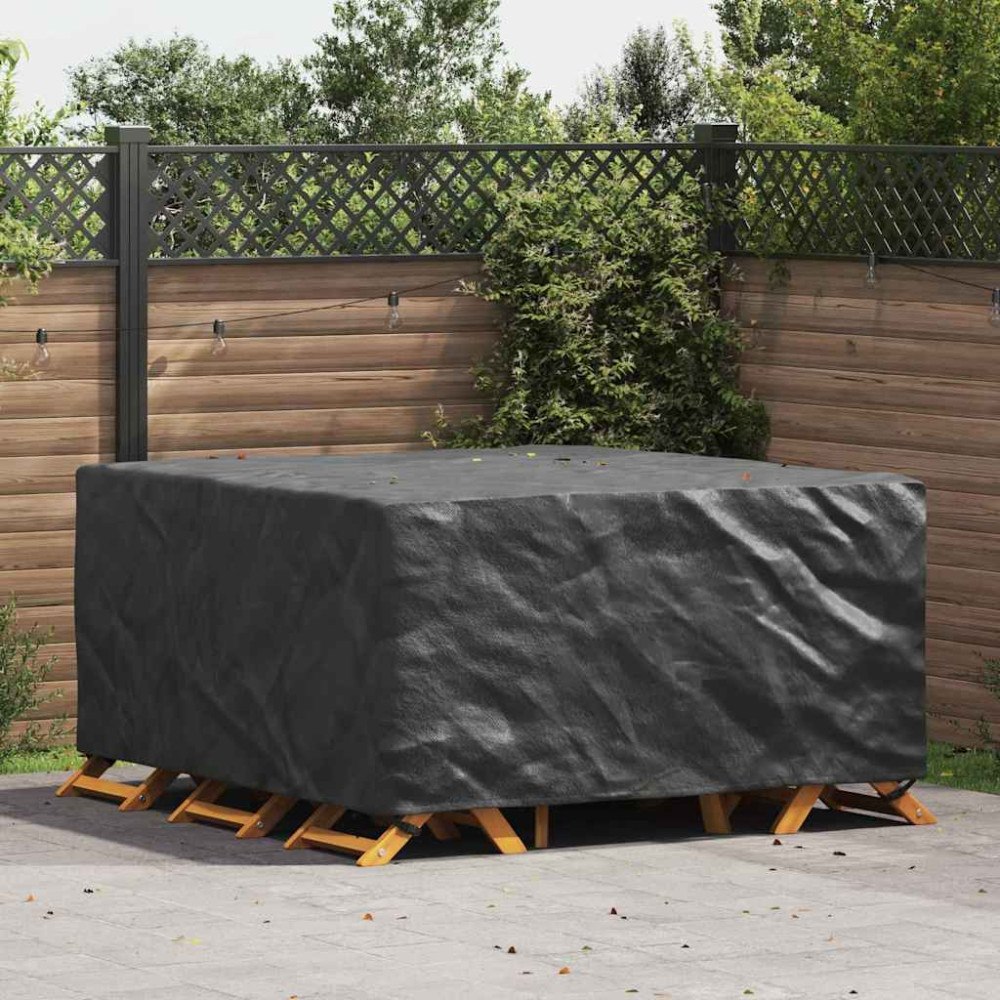 vidaXL Utemöbelsskydd Svart 180 x 190 x 85 cm 210D