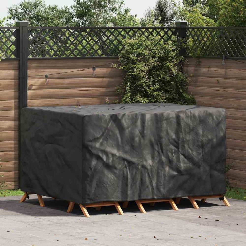 vidaXL Utemöbelsskydd Svart 180 x 150 x 85 cm 210D
