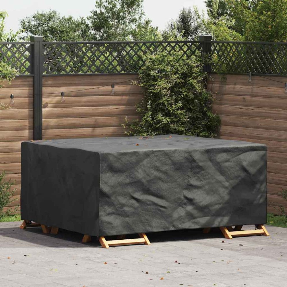 vidaXL Utemöbelsskydd Svart 200 x 165 x 80 cm 210D