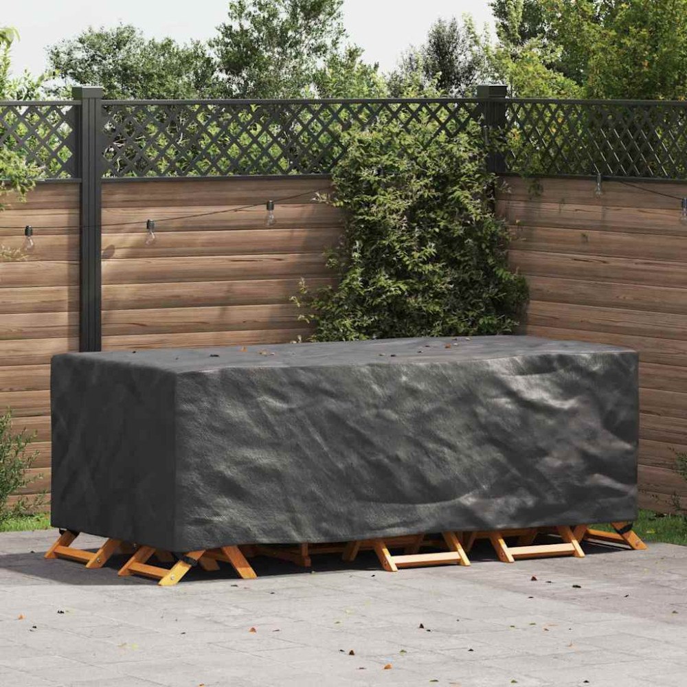 vidaXL Utemöbelsskydd Svart 220 x 110 x 70 cm 210D