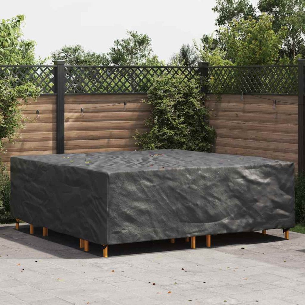 vidaXL Utemöbelsskydd Svart 220 x 220 x 70 cm 210D