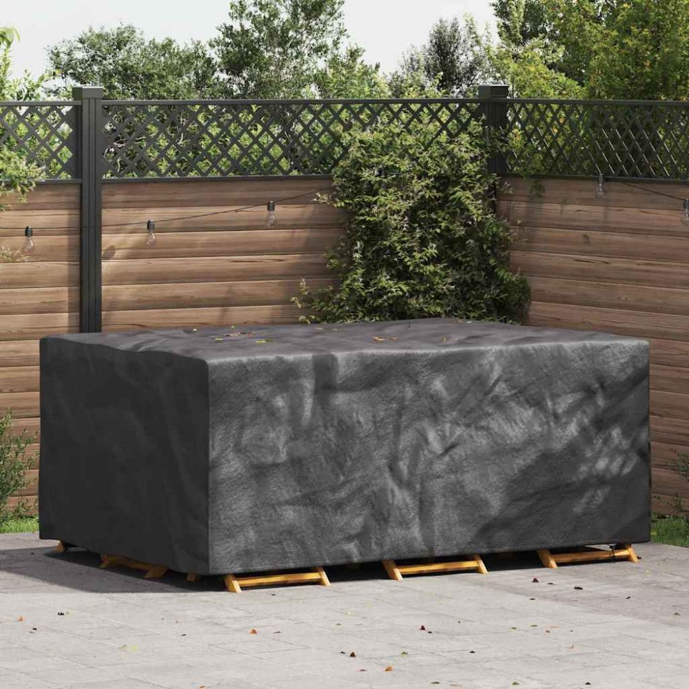 vidaXL Utemöbelsskydd Svart 230 x 165 x 80 cm 210D