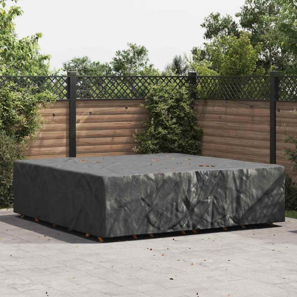 vidaXL Utemöbelsskydd Svart 260 x 260 x 90 cm 210D