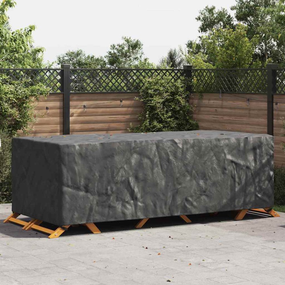vidaXL Utemöbelsskydd Svart 300 x 110 x 70 cm 210D