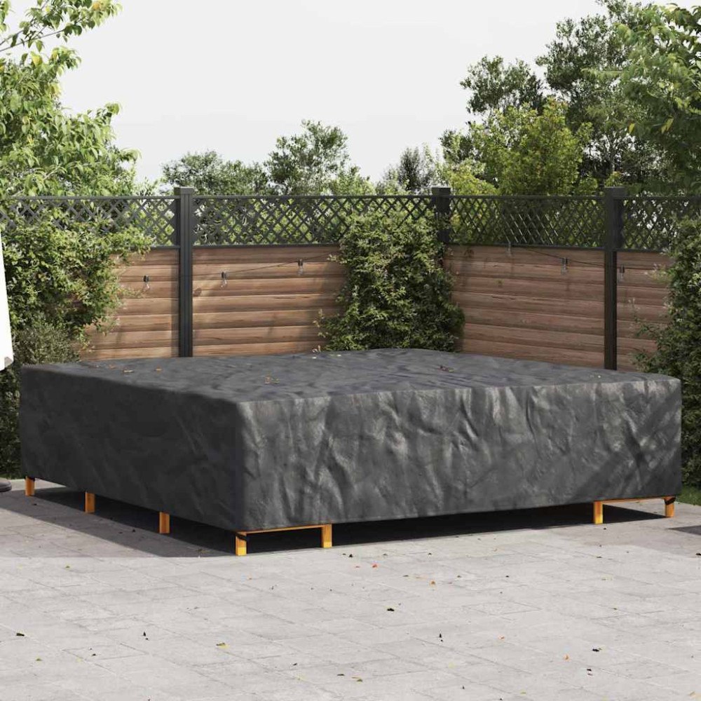 vidaXL Utemöbelsskydd Svart 300 x 300 x 70 cm 210D