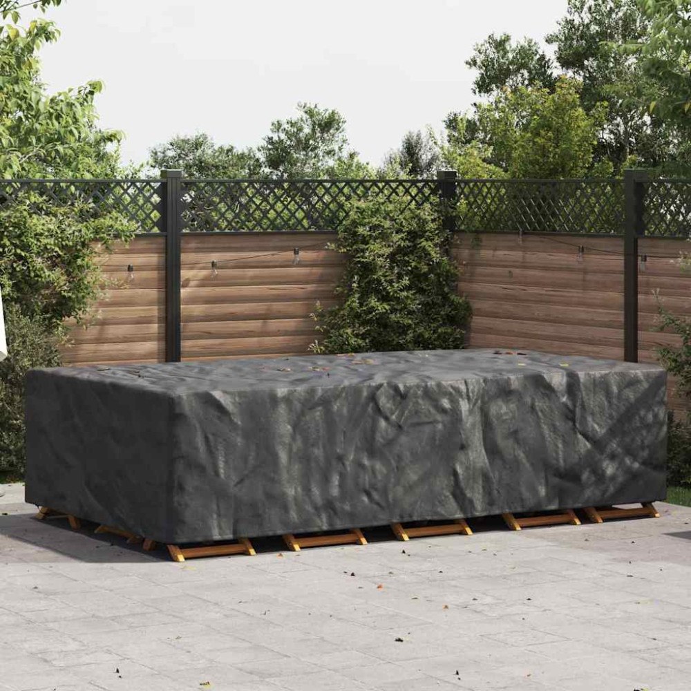 vidaXL Utemöbelsskydd Svart 305 x 190 x 85 cm 210D