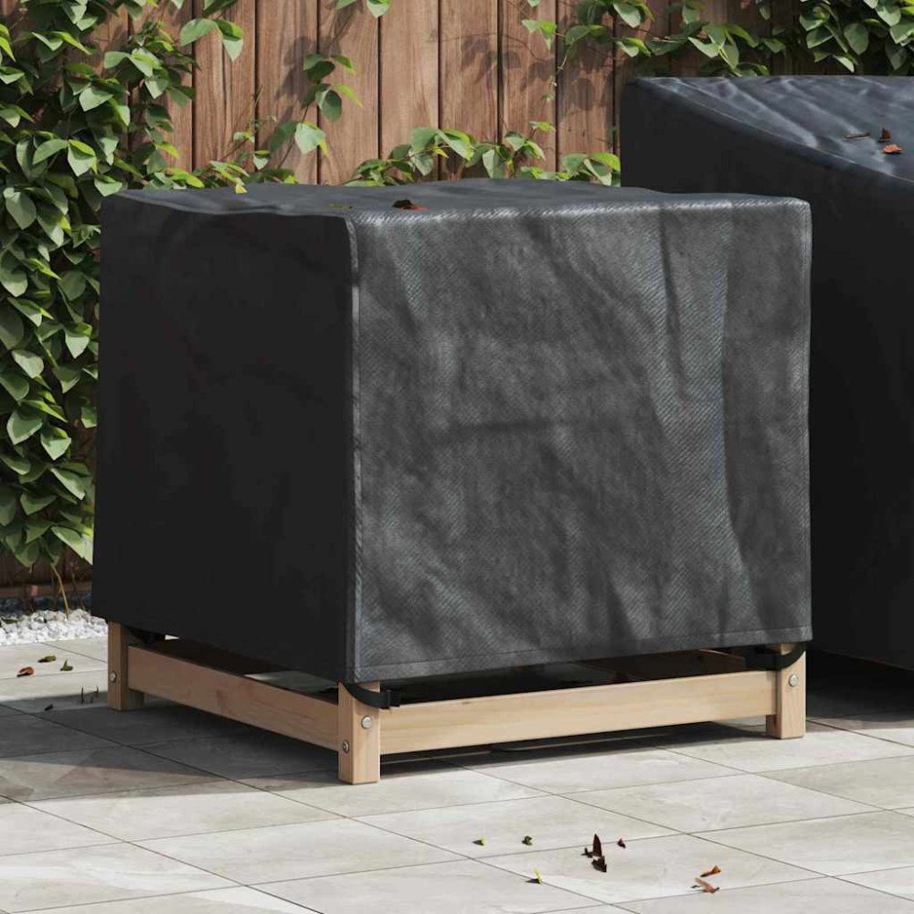 vidaXL Utemöbelsskydd Svart 74 x 74 x 60 cm 210D Oxford Tyg