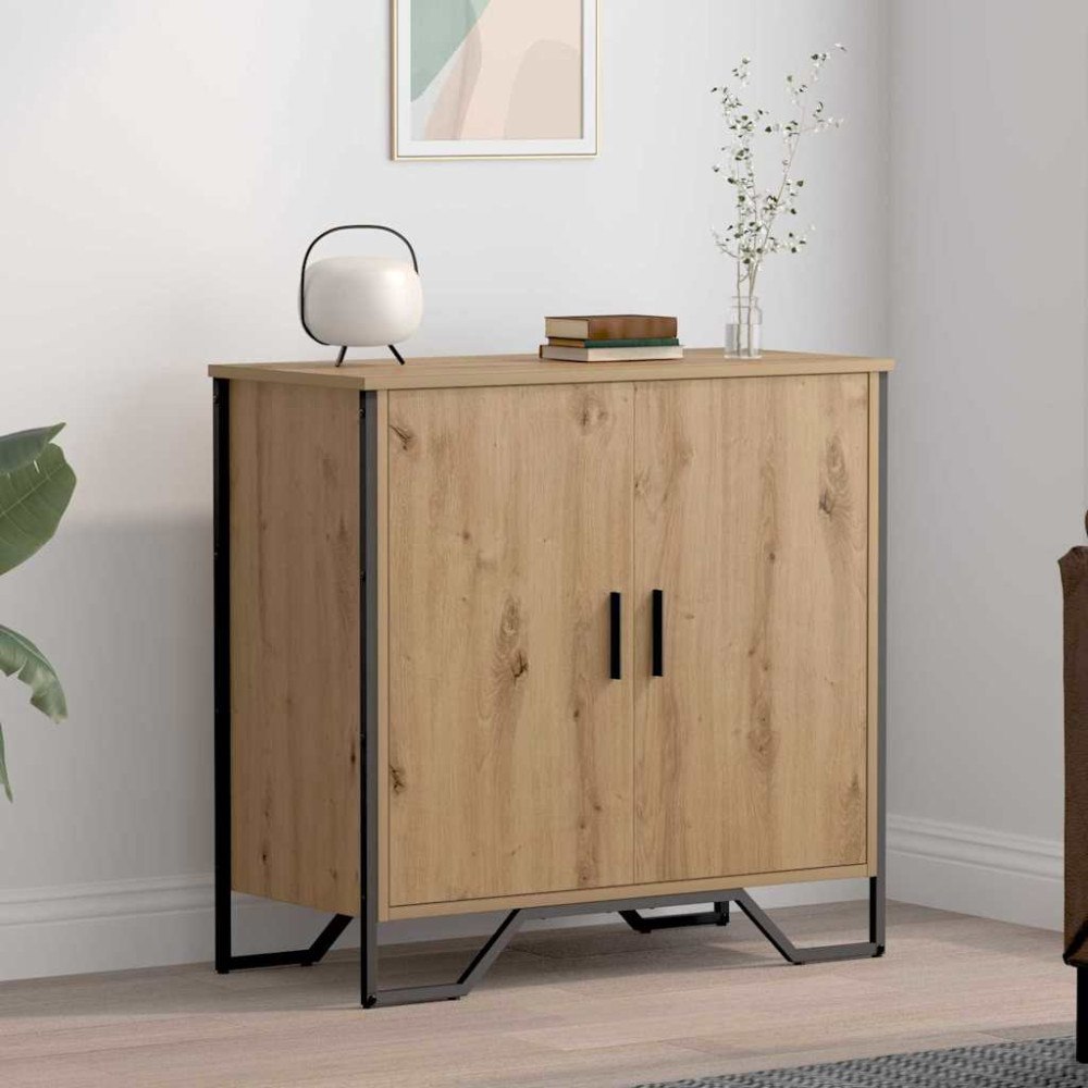 vidaXL Sideboard artisan ek 78 x 35.5 x 74.5 cm Konstruerat trä