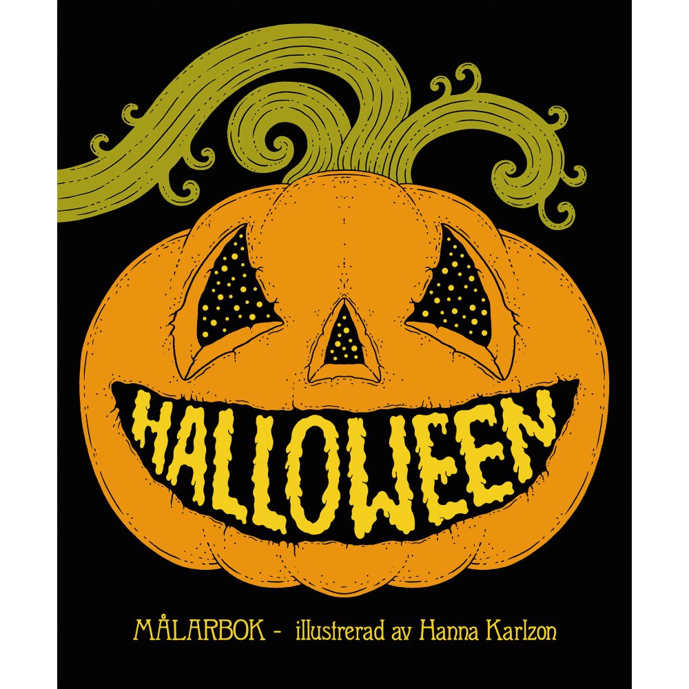 Hanna Karlzon Halloween : målarbok av Hanna Karlzon (inbunden)