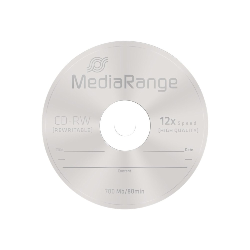 MediaRange MediaRange - CD-RW x 10 - 700 MB - lagringsmedier