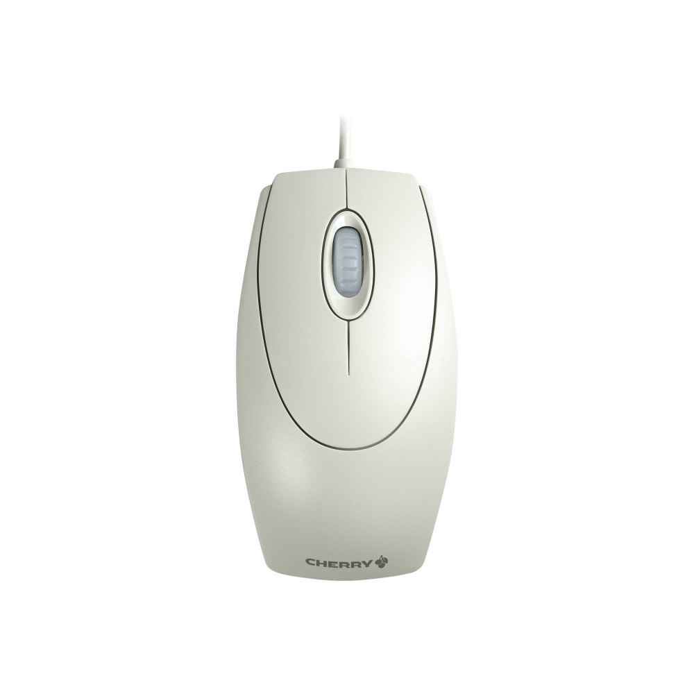 CHERRY CHERRY WheelMouse - mus - PS/2, USB - ljusgrå