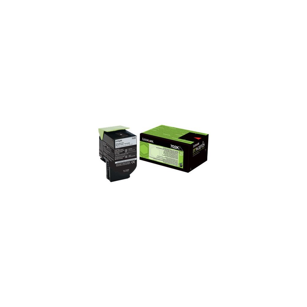 Lexmark International Lexmark 702K - svart - original - tonerkassett