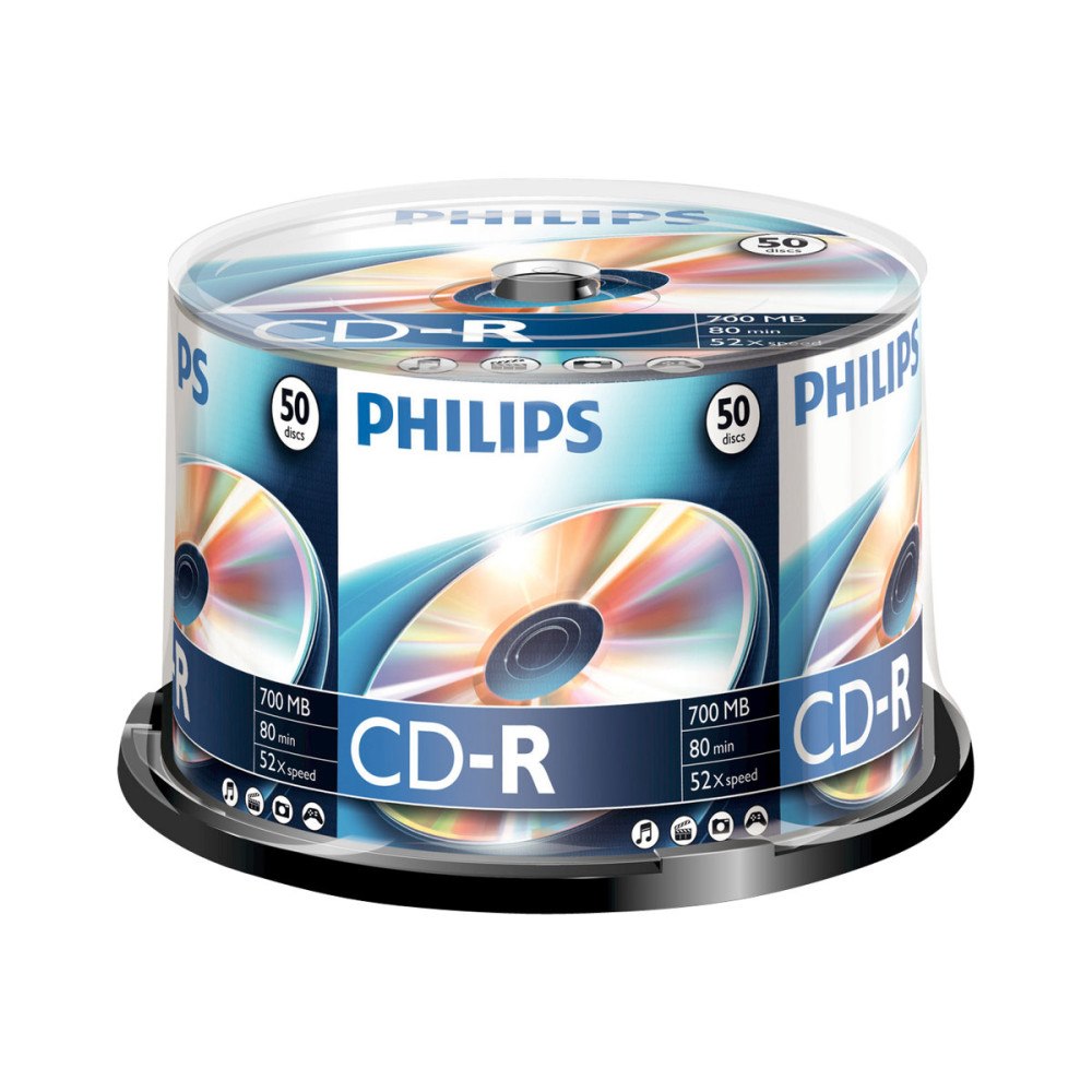 Philips Philips CR7D5NB50 - CD-R x 50 - 700 MB - lagringsmedier