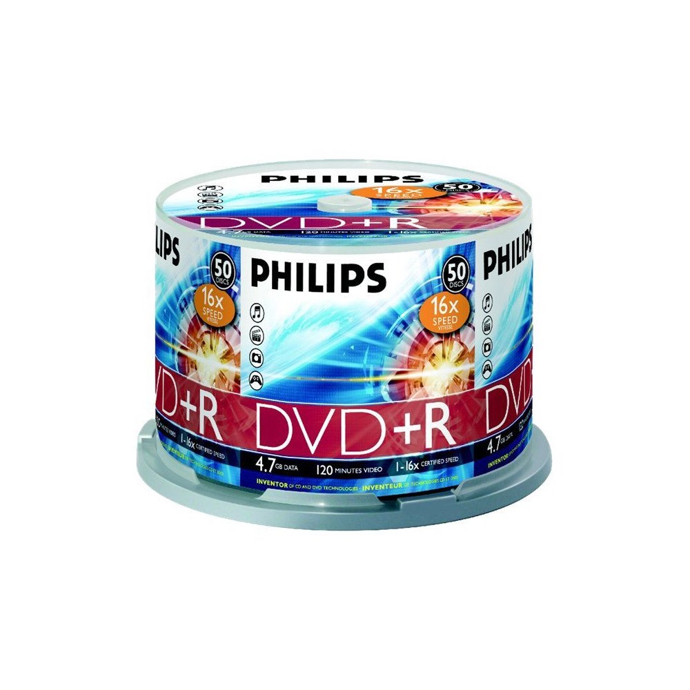 Philips Philips DR4S6B50F - DVD+R x 50 - 4.7 GB - lagringsmedier