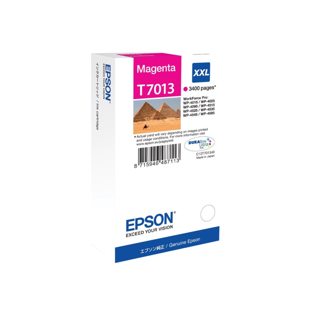 EPSON Epson T7013 - XXL-storlek - magenta - original - bläckpatron