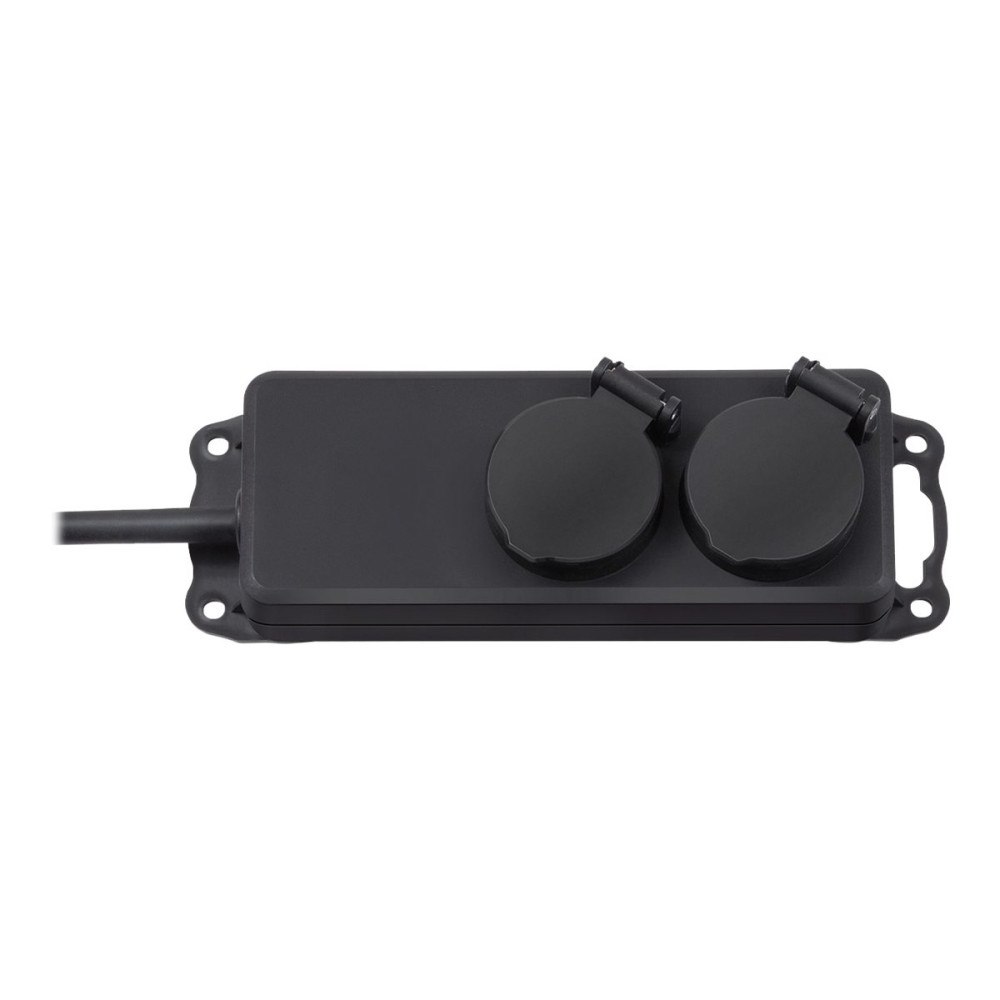 Brennenstuhl brennenstuhl Extension socket IP44 2-way black 2m H07RN-F 3G1,5 - effektband