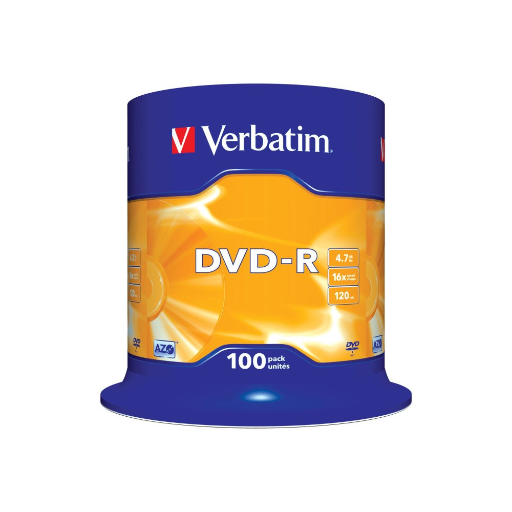 VERBATIM Verbatim - DVD-R x 100 - 4.7 GB - lagringsmedier