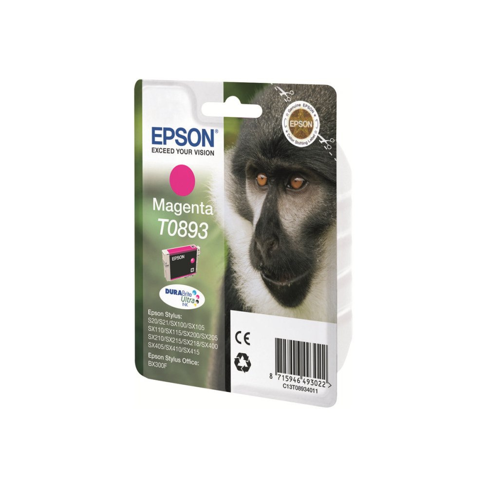 EPSON Epson T0893 - magenta - original - bläckpatron