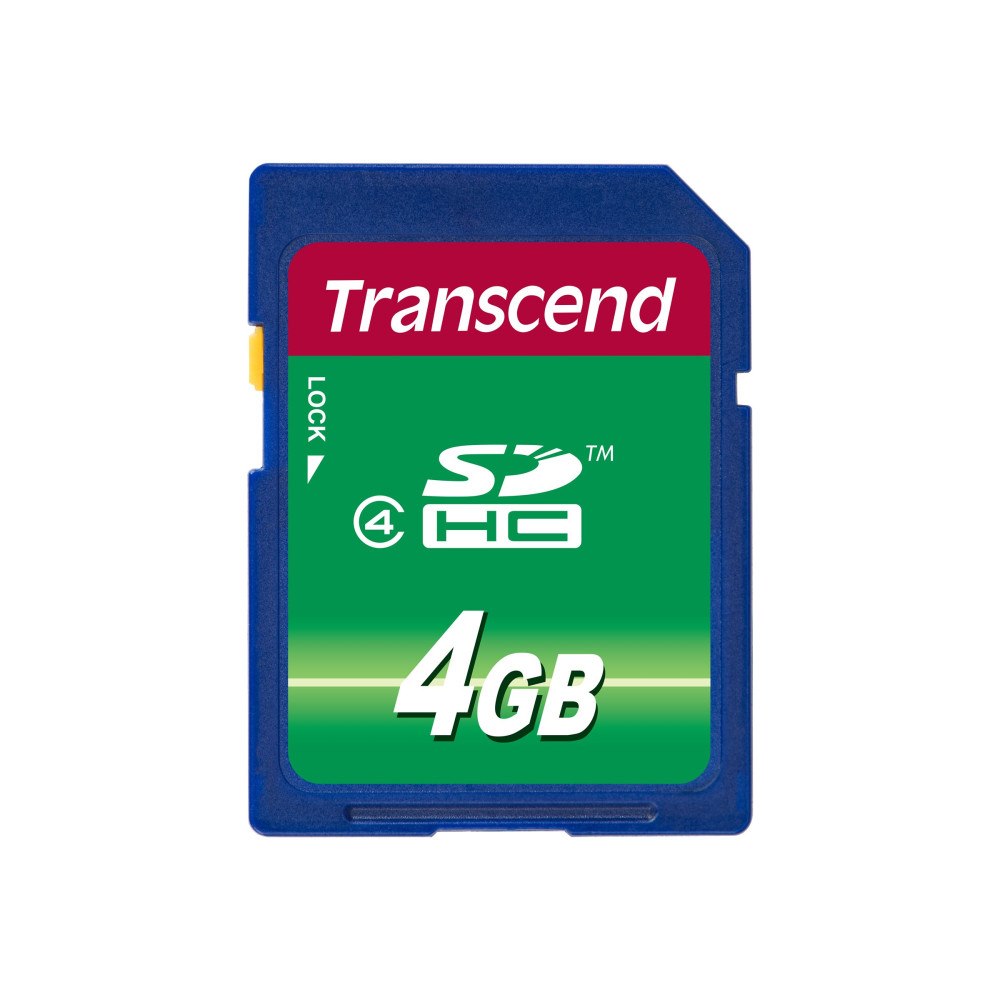 Transcend Information Transcend - flash-minneskort - 4 GB - SDHC