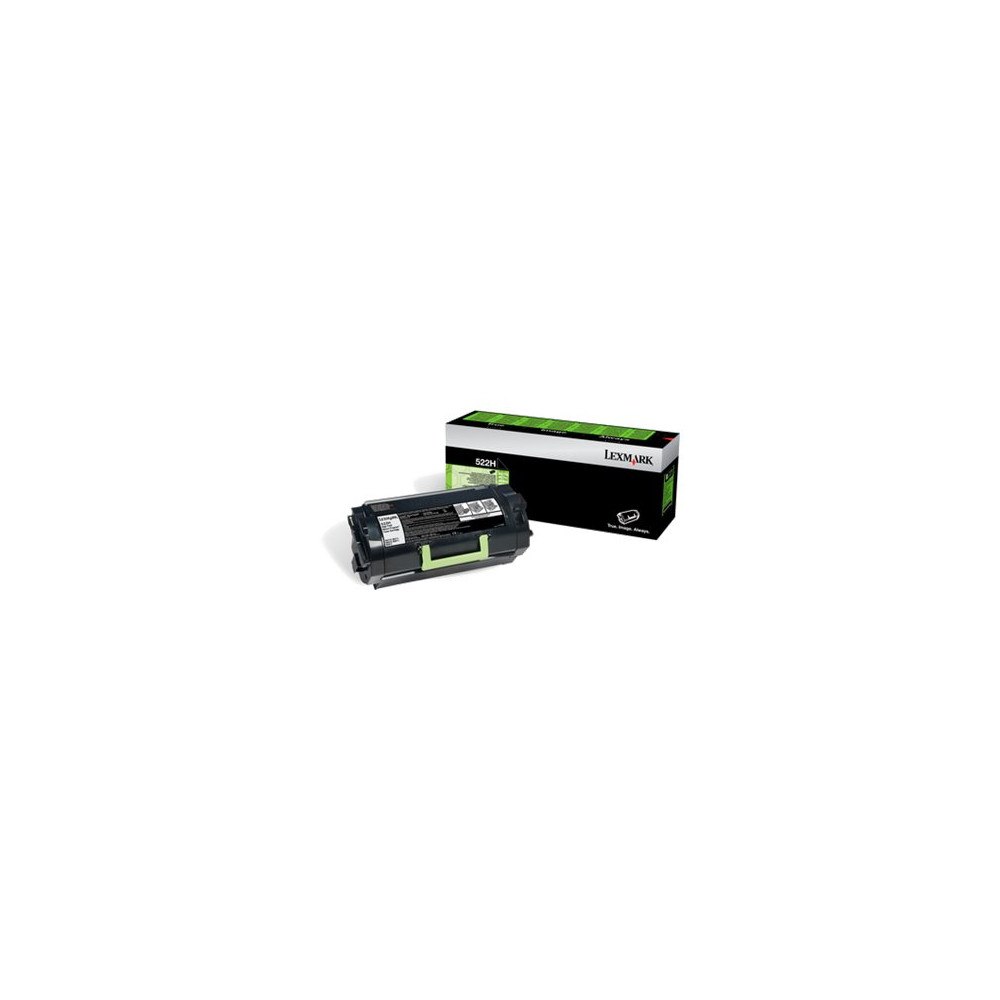 Lexmark International Lexmark 522H - Lång livslängd - svart - original - tonerkassett - LCCP, LRP