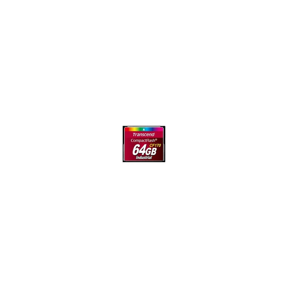 Transcend Information Transcend CF170 Industrial - flash-minneskort - 64 GB - CompactFlash