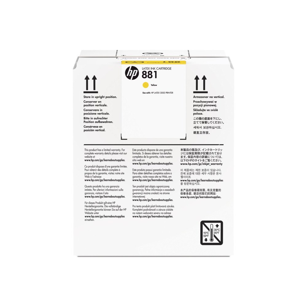 Hewlett-Packard HP 881 - gul - original - bläckpatron