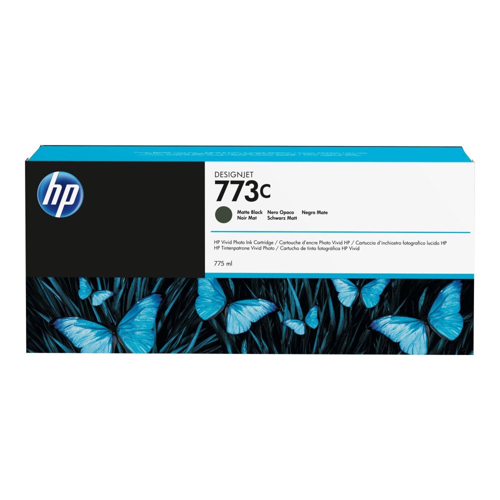 Hewlett-Packard HP 773C - mattsvart - original - bläckpatron