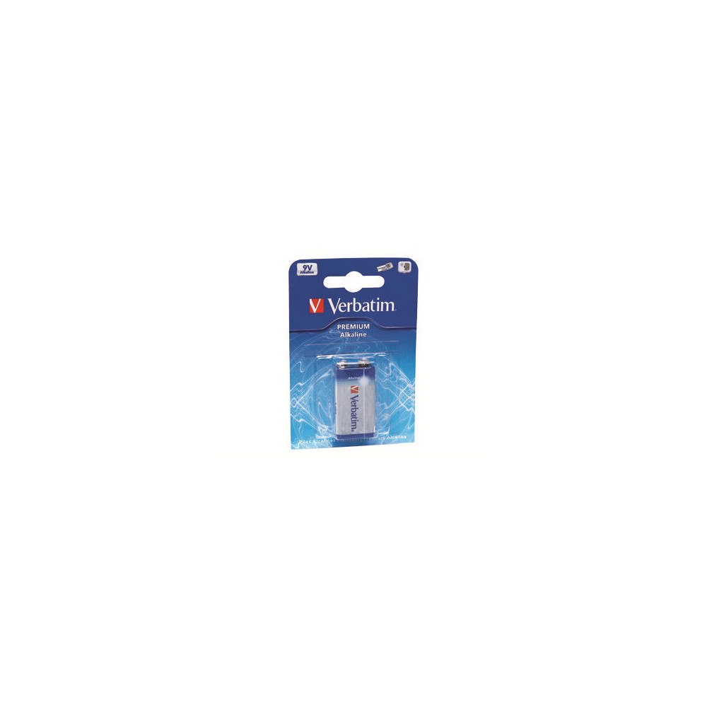 VERBATIM Verbatim batteri x 9V - alkaliskt