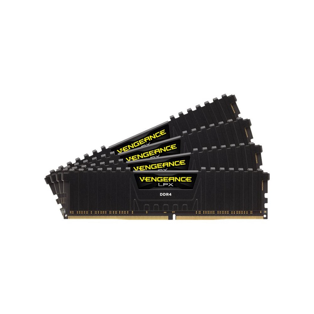 Corsair CORSAIR Vengeance LPX - DDR4 - sats - 32 GB: 4 x 8 GB - DIMM 288-pin - 2666 MHz / PC4-21300 - ej buffrad