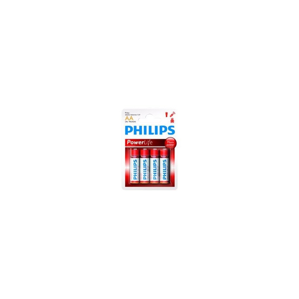 Philips Philips Power Life LR6P4B batteri - 4 x AA-typ - alkaliskt