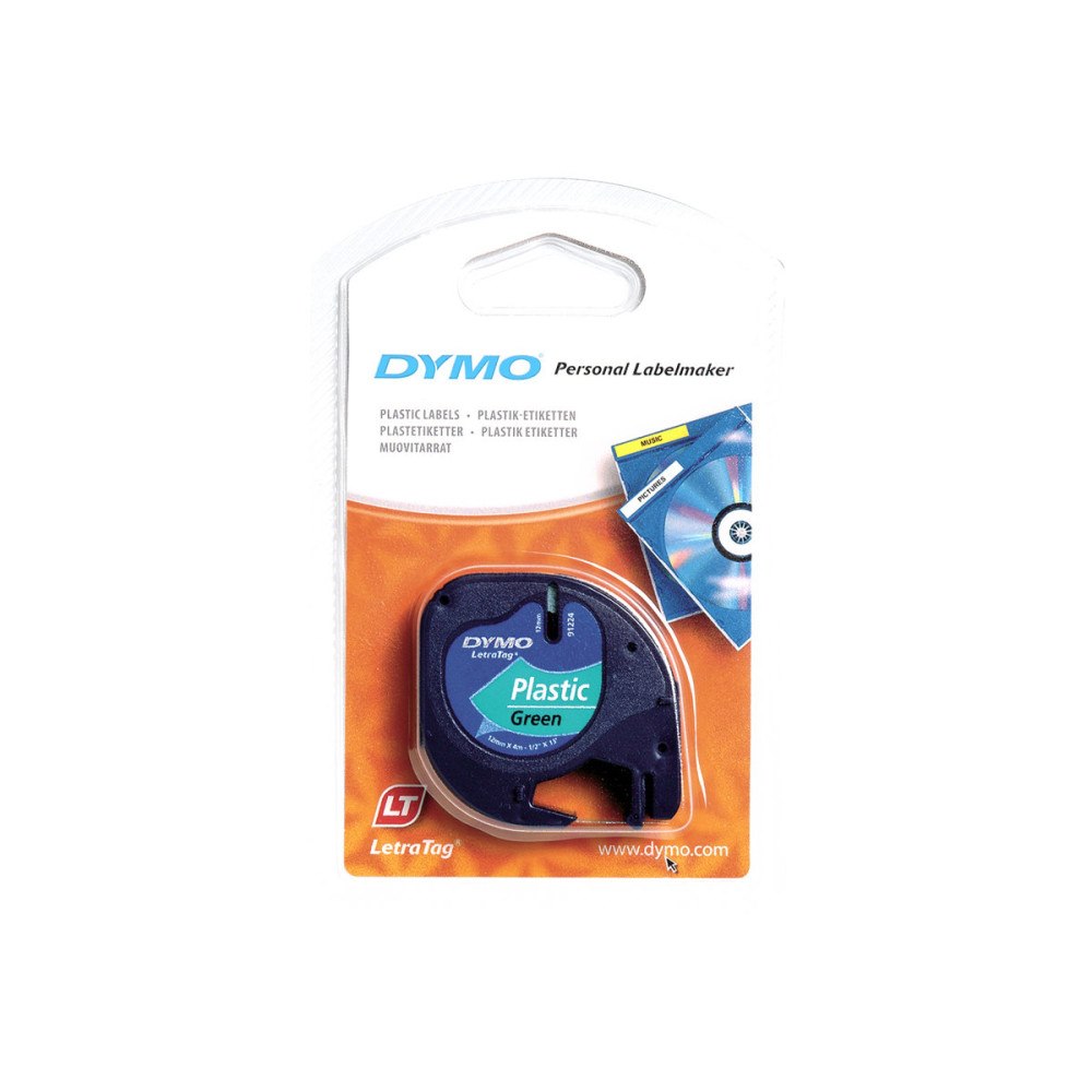 Newell Rubbermaid DYMO LetraTAG - tejp - 1 kassett(er) - Rulle (1,2 cm x 4 m)