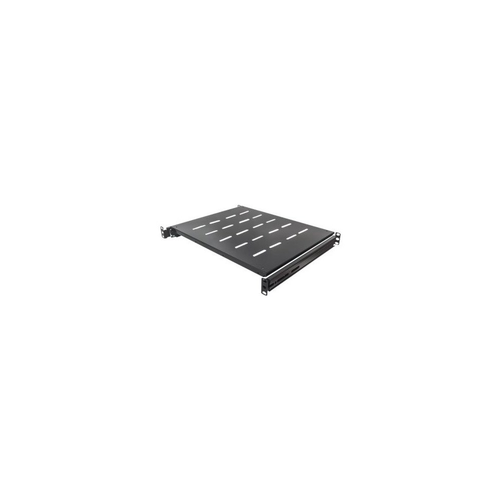intellinet Intellinet 19" Sliding Shelf, 1U, 800 to 1000mm Depth, shelf depth 550mm, Black - hylla för rack - 1U