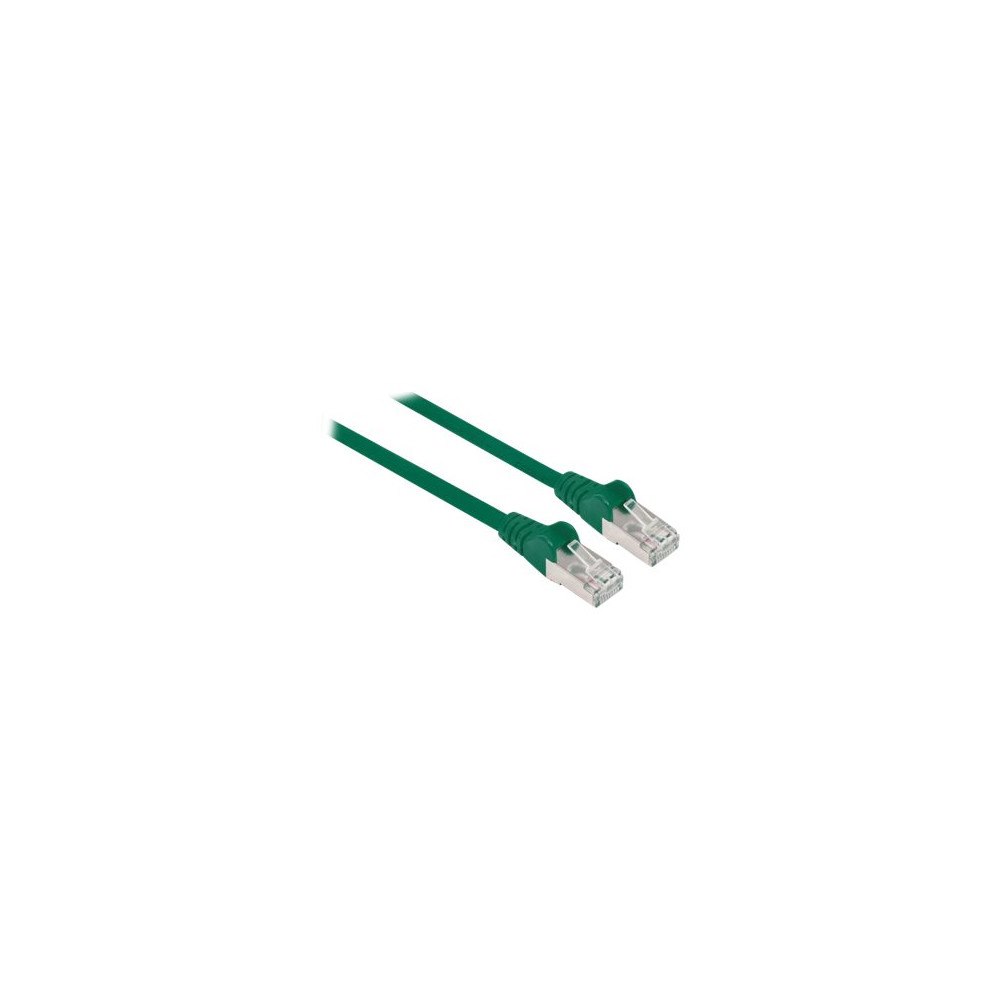 intellinet Intellinet Network Patch Cable, Cat6, 3m, Green, Copper, S/FTP, LSOH / LSZH, PVC, RJ45, Gold Plated Contacts, Snagless,...