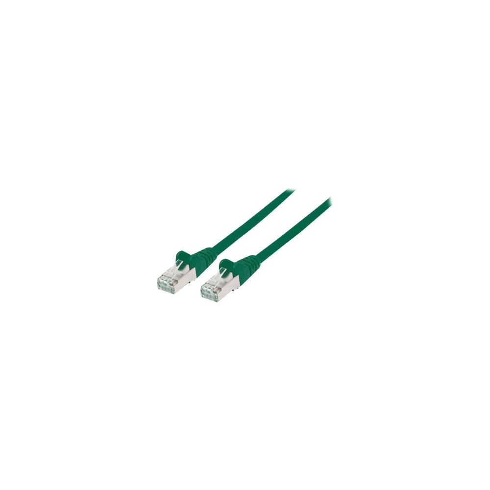intellinet Intellinet Network Patch Cable, Cat6, 5m, Green, Copper, S/FTP, LSOH / LSZH, PVC, RJ45, Gold Plated Contacts, Snagless,...