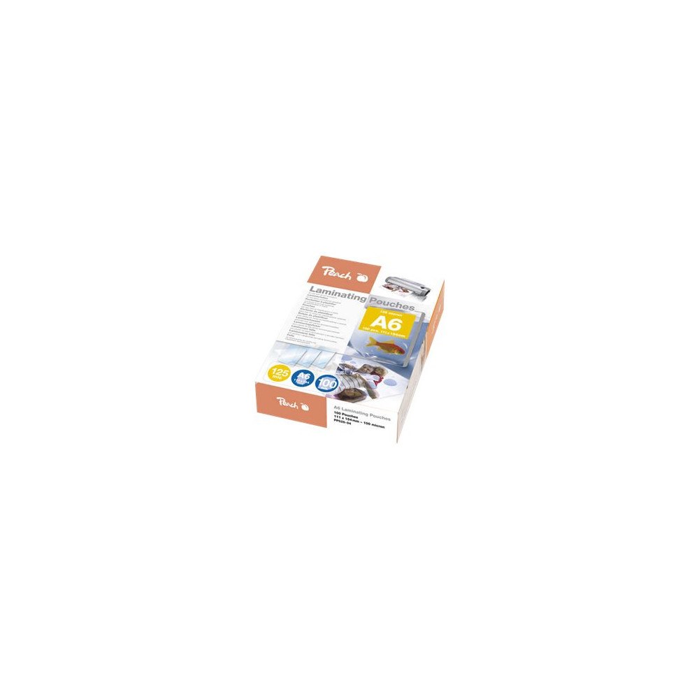 Peach Peach - 100-pack - A6 - lamineringsfickor