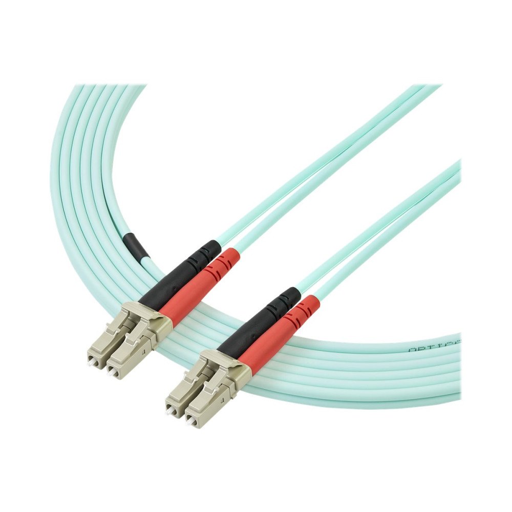 StarTech.com StarTech.com 3m Fiber Optic Cable - 10 Gb Aqua - Multimode Duplex 50/125 - LSZH - LC/LC - OM3 - LC to LC Fiber Patch Cab...
