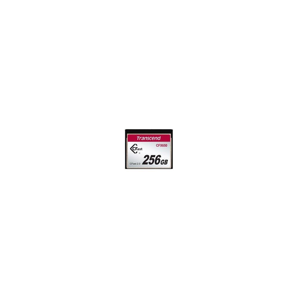 Transcend Information Transcend CFast 2.0 CFX650 - flash-minneskort - 128 GB - CFast 2.0