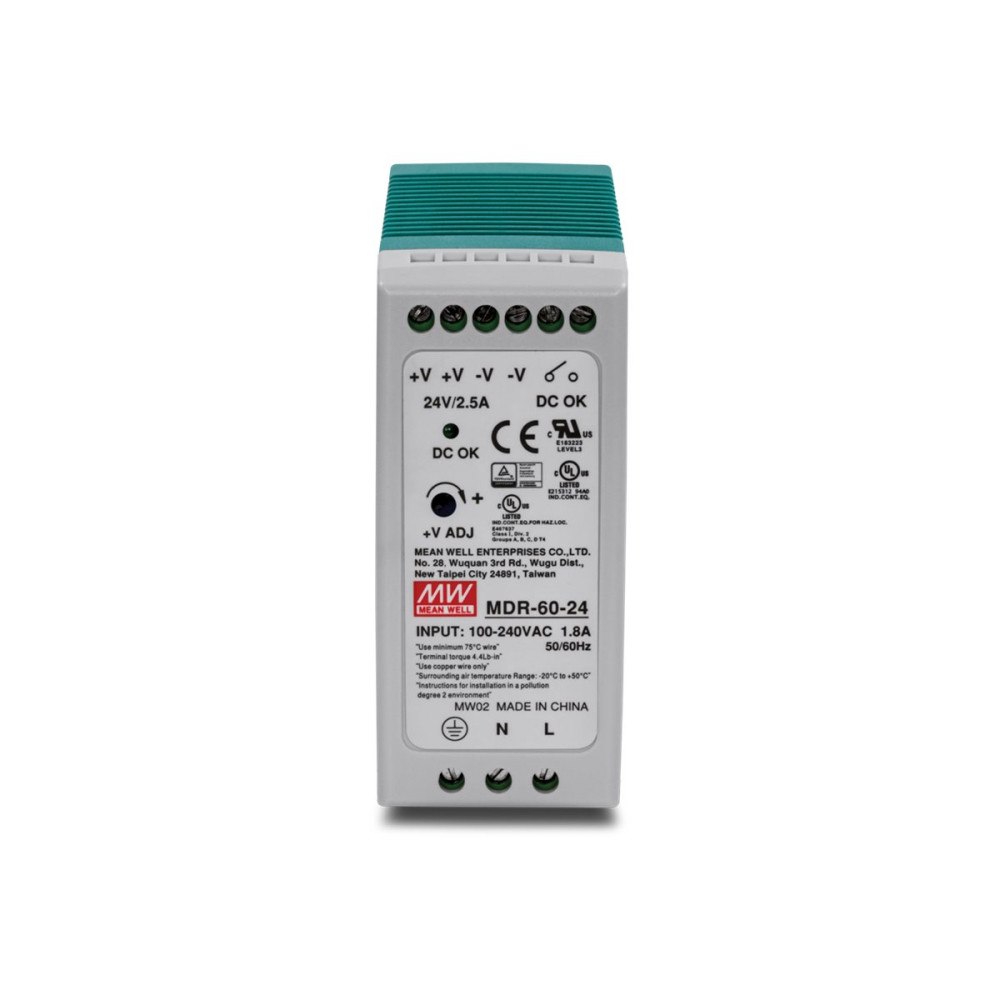 TRENDnet TRENDnet TI-M6024 - nätaggregat - 60 Watt - TAA-kompatibel