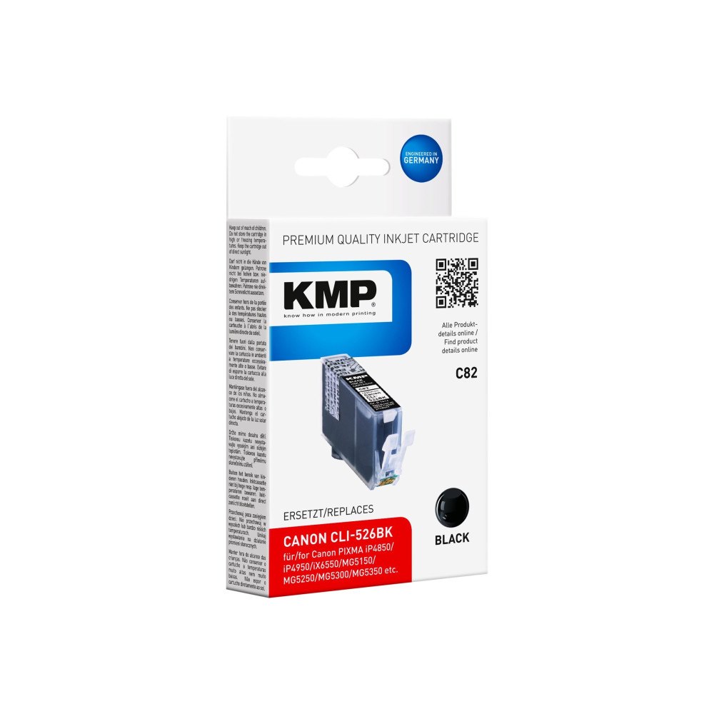 KMP KMP C82 - svart - kompatibel - bläckpatron