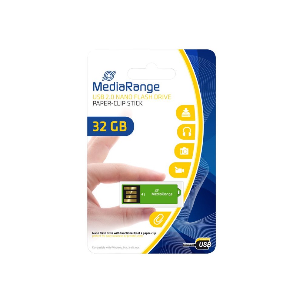 MediaRange MediaRange Nano - USB flash-enhet - 32 GB