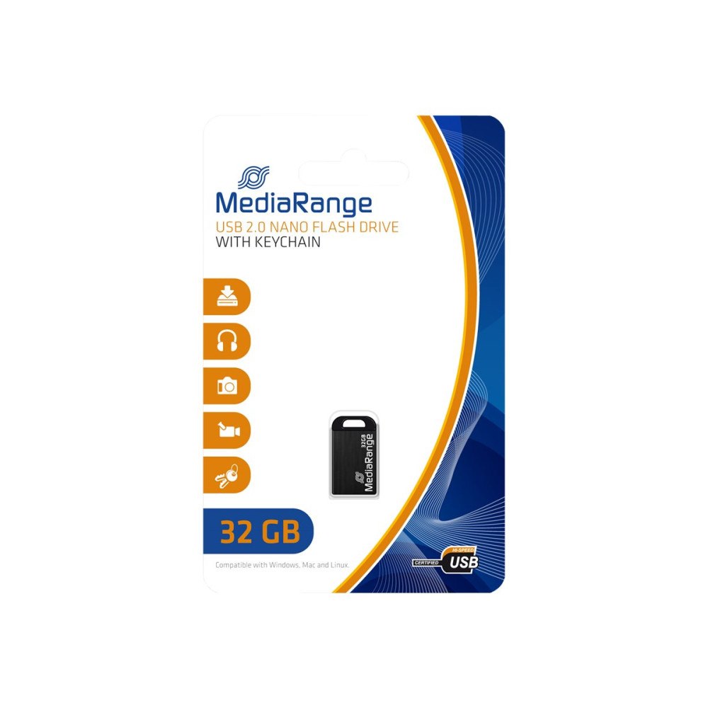 MediaRange MediaRange Nano - USB flash-enhet - 32 GB