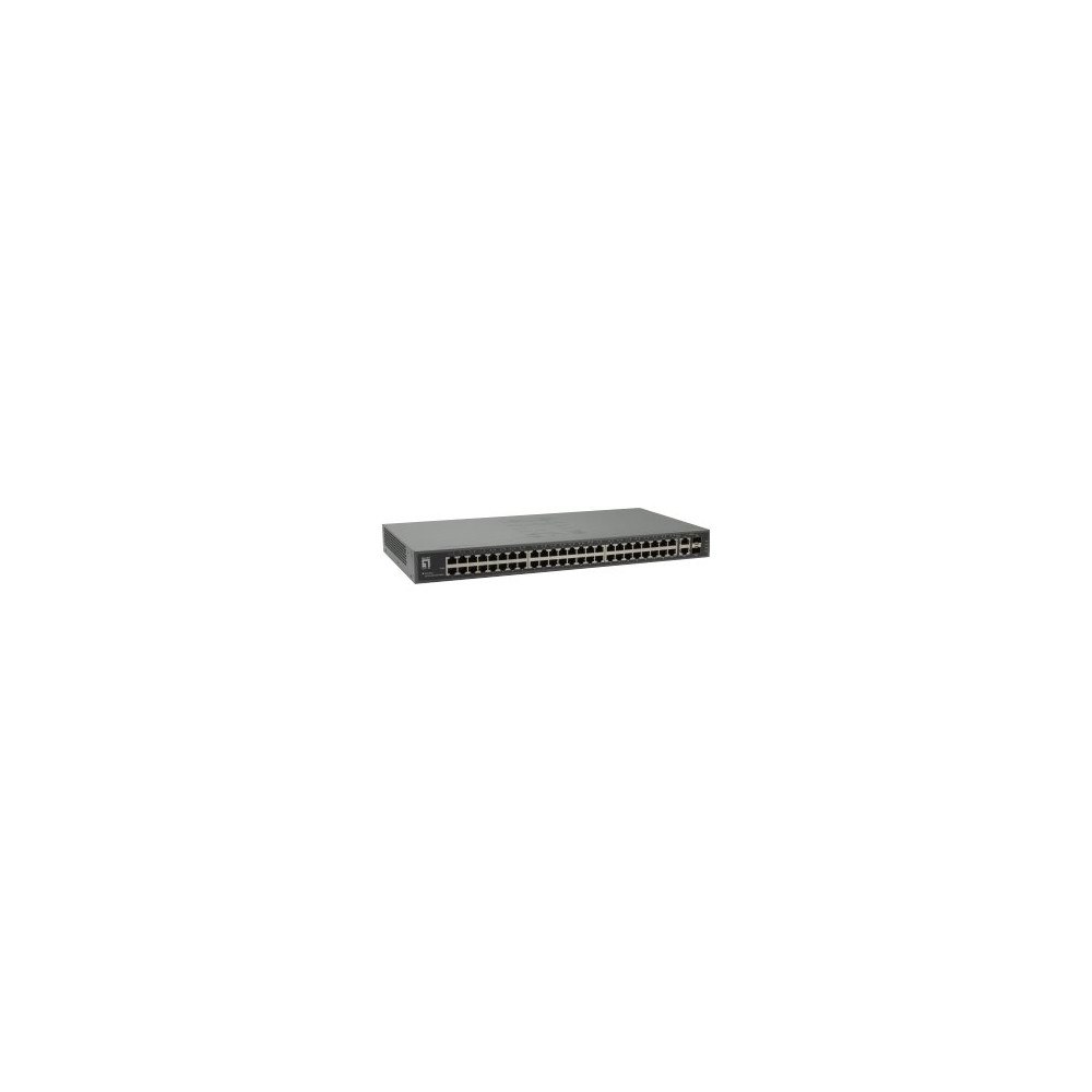 LevelOne LevelOne FGU-5021 - switch - 50 portar - ohanterad - rackmonterbar