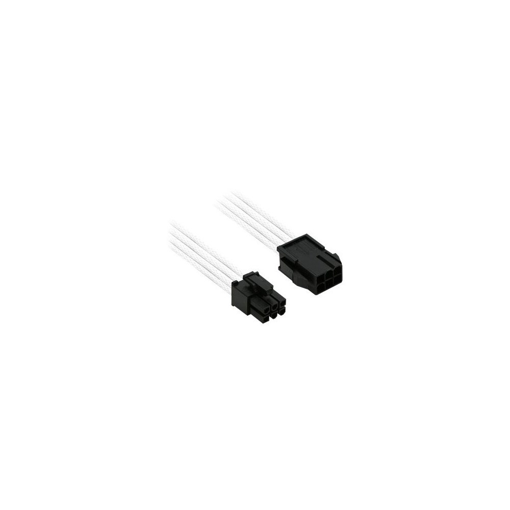 Nanoxia Technology Nanoxia Single Sleeve - förlängningskabel för ström - 6-stifts PCIe-ström till 6-stifts PCIe-ström - 30 cm