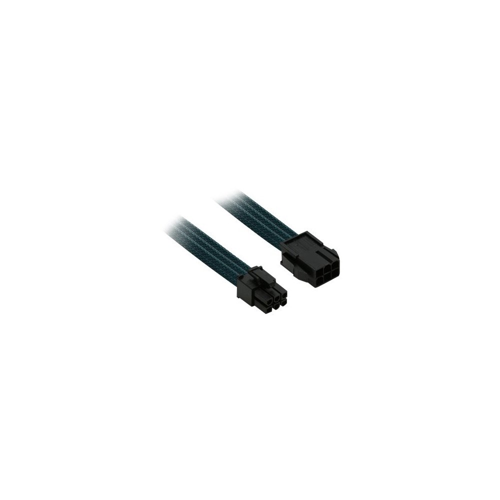 Nanoxia Technology Nanoxia Single Sleeve - förlängningskabel för ström - 6-stifts PCIe-ström till 6-stifts PCIe-ström - 30 cm