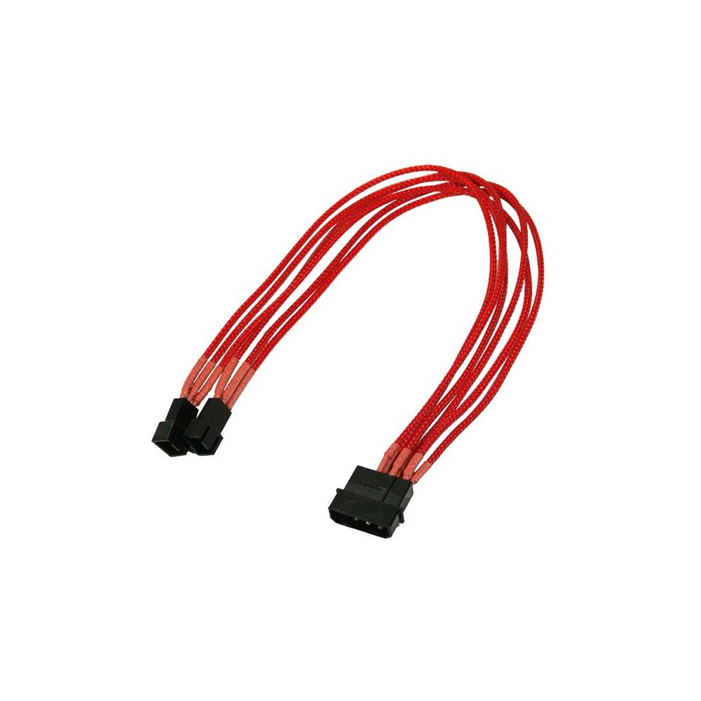 Nanoxia Technology Nanoxia - fläktadapter - 3 PIN intern effekt till 4-stifts intern strömingång (endast fläkt) - 30 cm