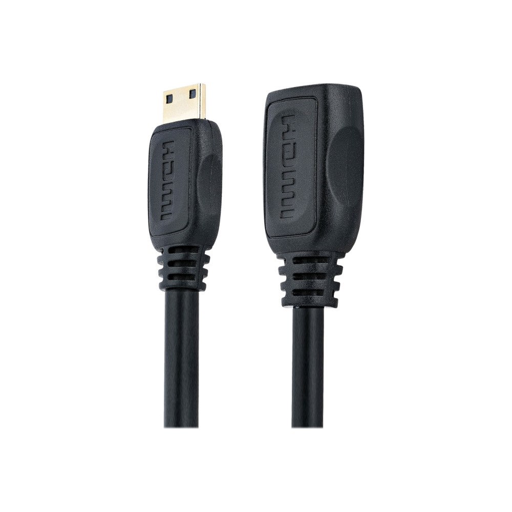 StarTech.com StarTech.com 5in Mini HDMI to HDMI Adapter, 4K High Speed HDMI Adapter, 4K 30Hz Ultra HD High Speed HDMI Adapter, HDMI 1...