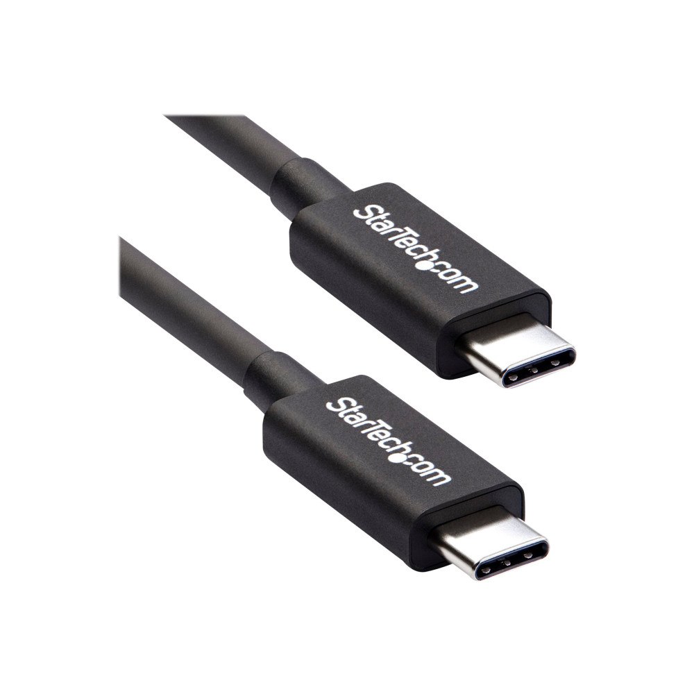 StarTech.com StarTech.com 50cm (1.6ft) Thunderbolt 3 Cable, 40Gbps, 100W PD, 4K/5K Video, Thunderbolt-Certified, Compatible w/ TB4/US...