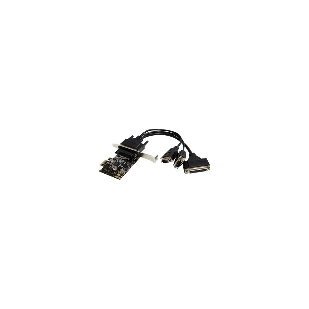 StarTech.com StarTech.com 2S1P PCI Express seriellt parallellt kombokort med breakout-kabel - parallellt/seriellt kort - PCIe - 2 por...